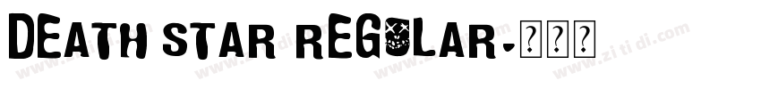 Death Star Regular字体转换
